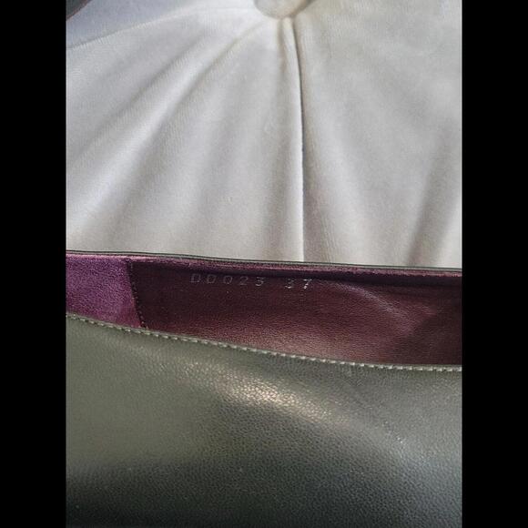 Dries Van Noten Charcoal Leather Pointed Toe Heels Womens Shoes 37 7 Italy $795 - Picture 15 of 15